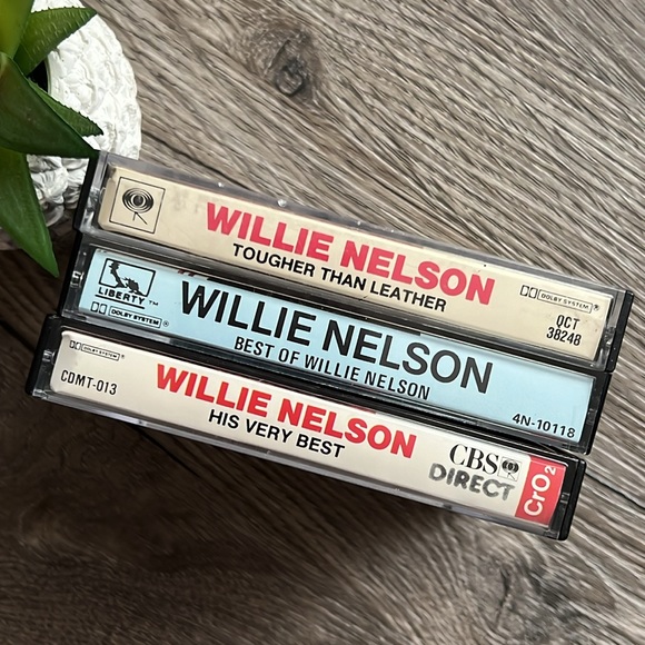 VINTAGE cassettes Willie Nelson, Lot of 3 1970’s/80’s TESTED & WORKING! - Picture 5 of 10